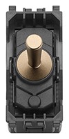 ПЕРЕКЛЮЧАТЕЛЬ 1P 10AX VINTAGE, САТИНИРОВАННОЕ ЗОЛОТО
