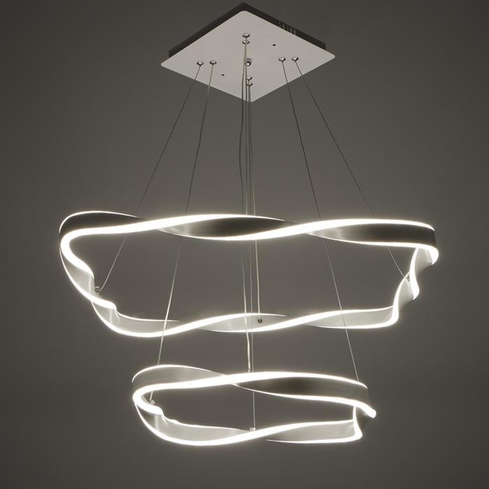 Люстра 71017/2 LED 150Вт 4000К белый 50х50х4-104 см   4901174