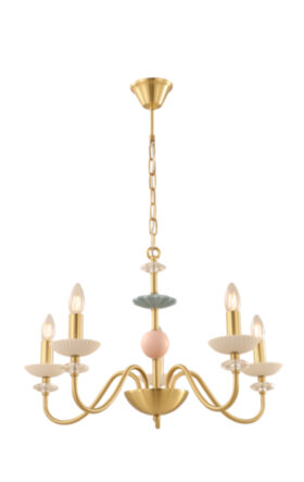 Люстра подвесная 5*40ВТ Е14 SWT D670H870 *