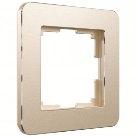 Рамка на 1 пост Platinum шампань