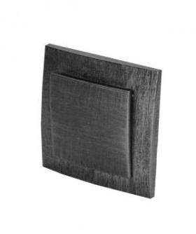 REV Выключатель с/п 1-кл серия Palazzo Vintage, серебро патина, düwi