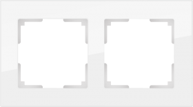 WL белый,стекло 2 рамка WL01-Frame-02