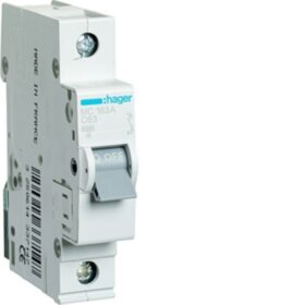 Автоматический выключатель MCB 1P 6KA C-63A 1M Hager