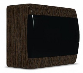 ЩРН-п, дверь проз. черная 8 мод, венге, IP41(8шт) QUEL