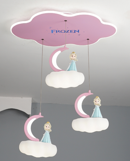 Светодиодная люстра с принцессами