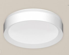 Насадка передняя для корпуса светильника N8112 SWH белый песок D85*H18,5mm Out15mm GX53