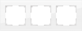 WL белый,стекло 3 рамка WL01-Frame-03