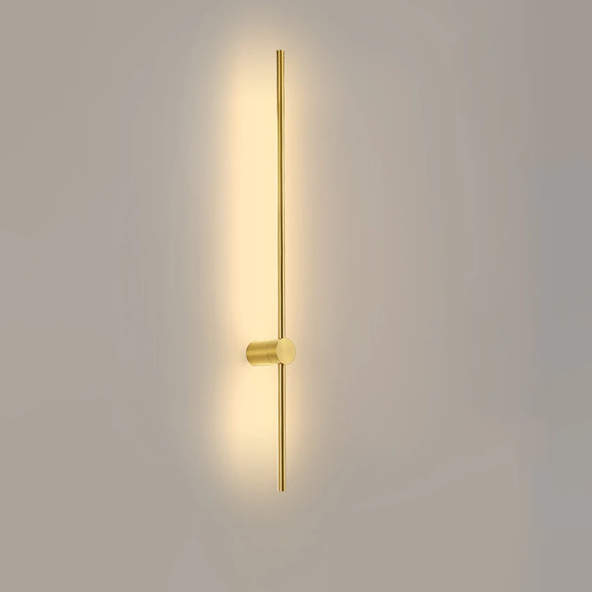 Бра настенное (15x630) 12W 3k-6k золото