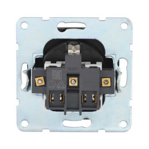 Розетка  с з/к. шторками и крышкой (черн. бархат) LK60 (20шт) 1кор.=200/150шт