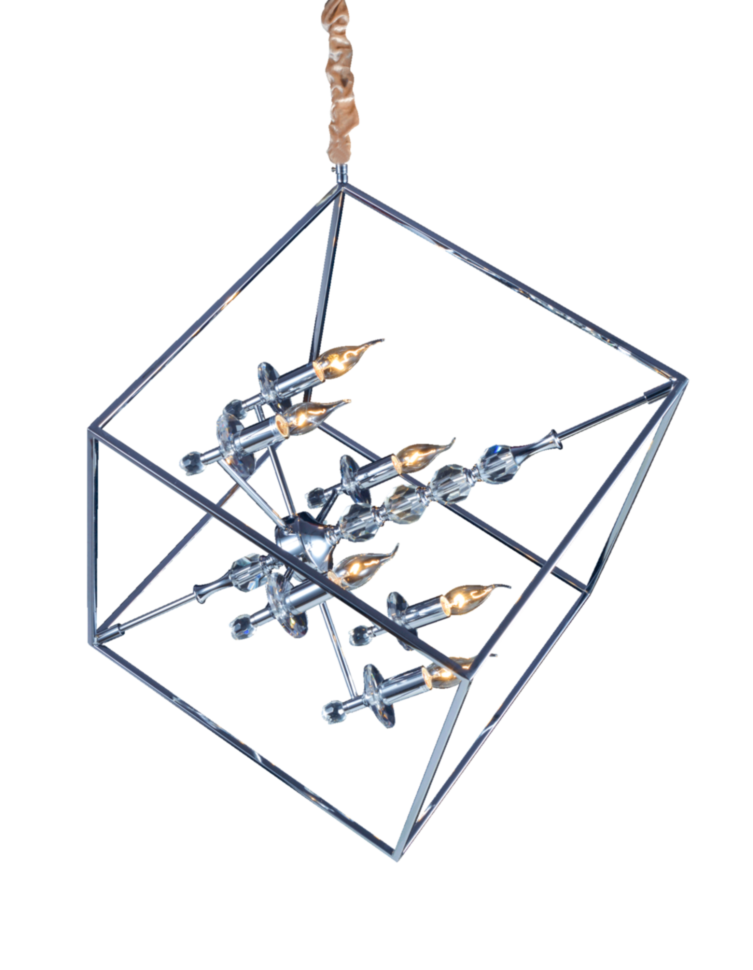 8678R/6A CHR (1) Люстра