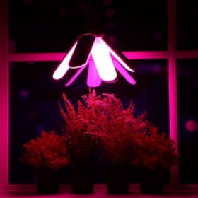 Фитолампа светодиодная, E27, 32 Вт, 220 В, складная 7391124