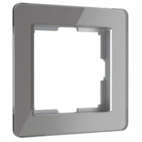 WL Рамка на 1 пост Acrylic (графит)