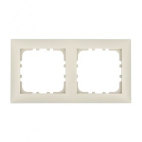 Рамка 2-постовая (беж.) LK60  (50шт) 1кор.=500шт