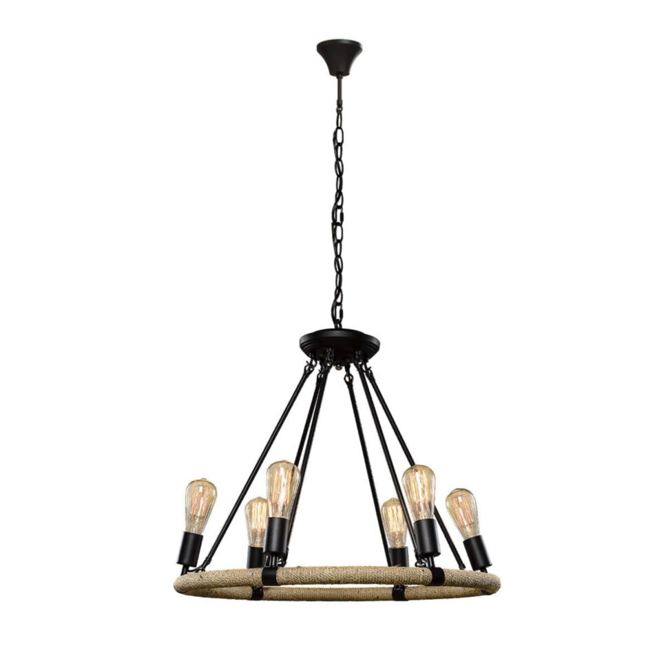 1861/6 Подвесная люстра LOFT IT Rope filament