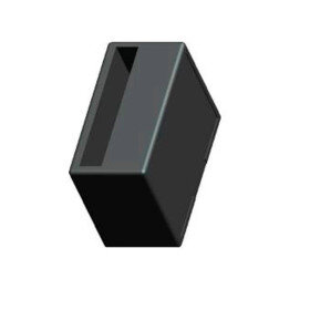 508166 Крепление-фиксатор трековое NOVE ЧЕРНЫЙ