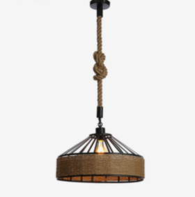 Светильник подвесной "Дюссель" 1х40Вт Е27 черный 40х40х120 см