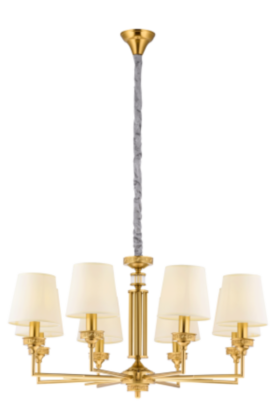 8906/8LT BRASS (1) Люстра