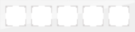 WL белый,стекло 5 рамка WL01-Frame-05