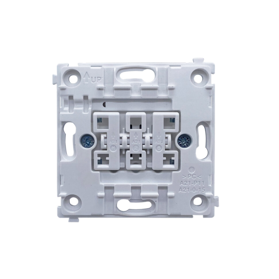 Механизм выключателя 3-клавишного с подсветкой