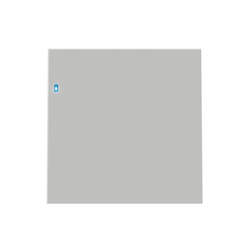 Клавиша 1-я с подсветкой, матовый серый