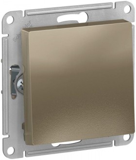 Механизм переключателя перекрестного 1-кл. СП AtlasDesign 10А IP20 (сх. 7) 10AX шампань SchE ATN000571