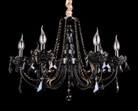 5026/7A BK+GD (1) Люстра