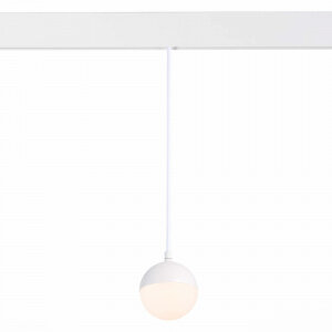ST358.533.07 Магнитный трековый светильник подвесной белый LED 1*7W 3000K 520Lm Ra>80 120о IP20 D90xH90 48V
