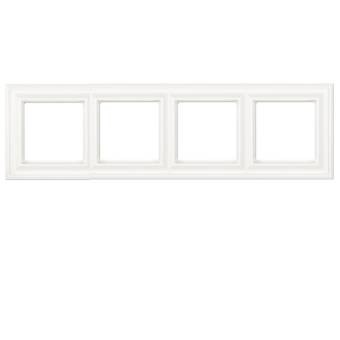Jung Рамка EPD 4-кратная для вертикальной и горизонтальной установки; белый