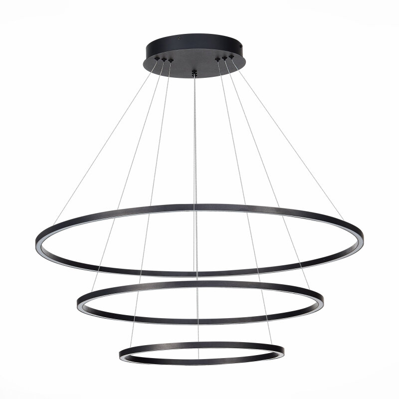 ST605.403.114 Cветильник подвесной SMART ST-Luce Черный/Белый LED 1*114W 2800-6500K