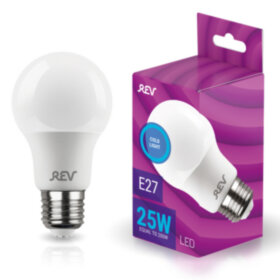 REV Лампа сд A60 Е27 25W, 6500K, дневной свет