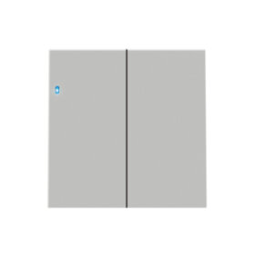 Клавиша 2-я с подсветкой, матовый серый