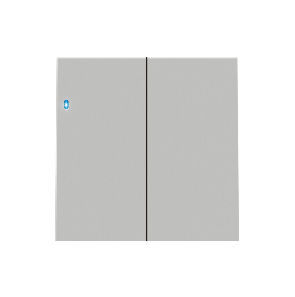 Клавиша 2-я с подсветкой, матовый серый