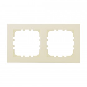Рамка 2-постовая (бежевый) LK80