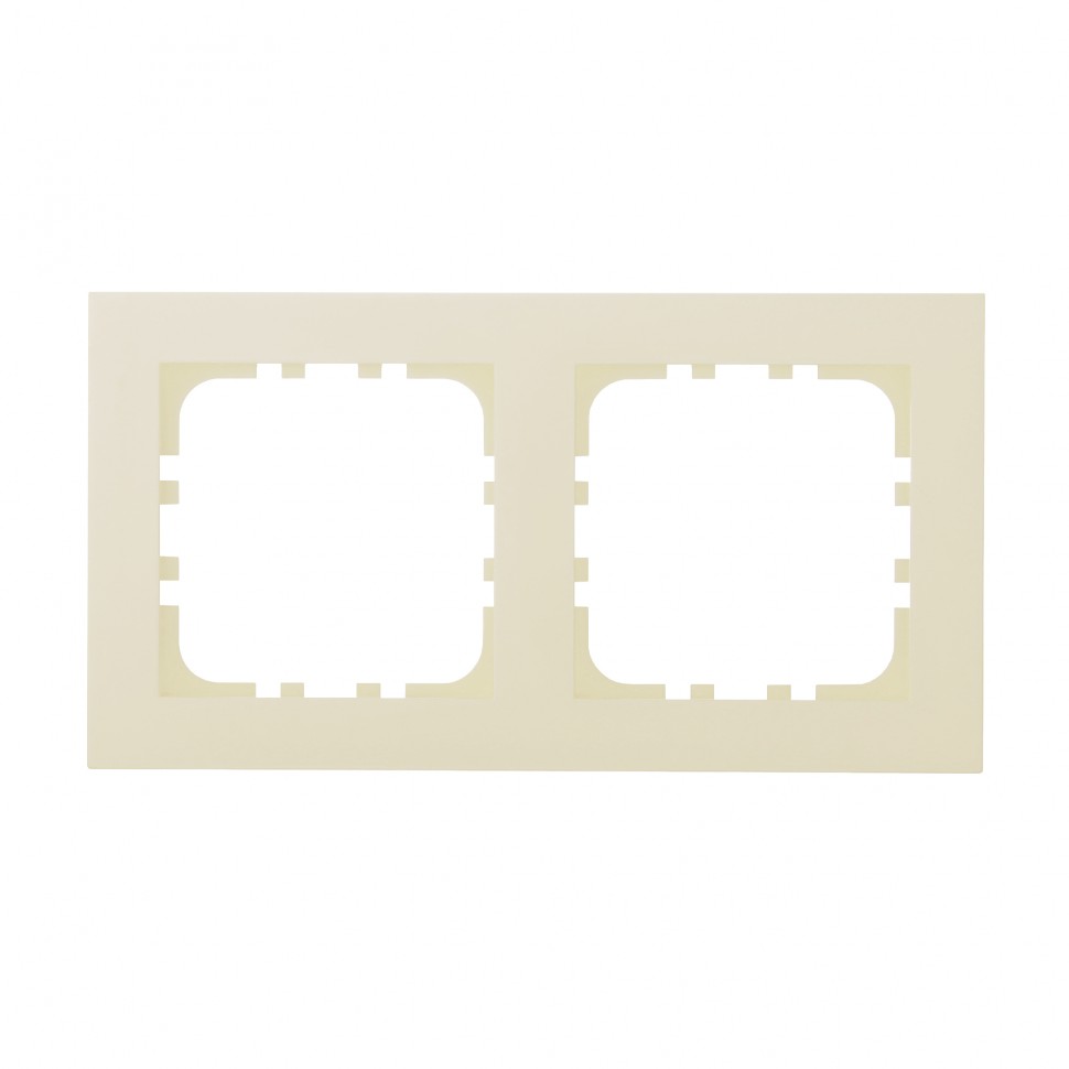 Рамка 2-постовая (бежевый) LK80
