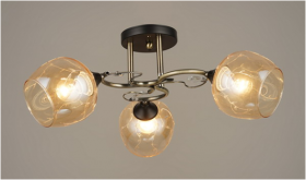 3607/3 BK+AB (6) Люстра