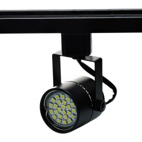 Светильник MR16 GU5.3 на однофазный трек 220V.Черный
