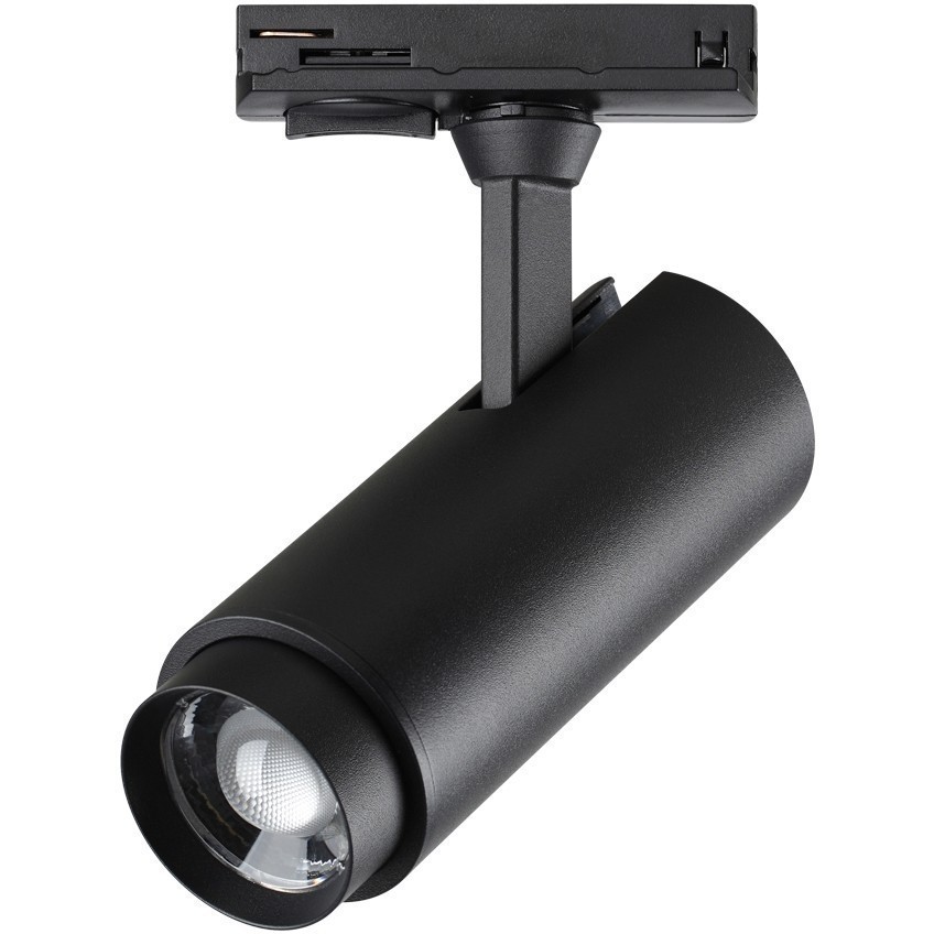 359027 PORT NT23 198 черный Однофазный двухжильный трековый светильник с перекл. цв.температуры,мощн