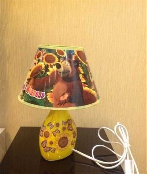 Настольная лампа-Детская керамическая "МАША"