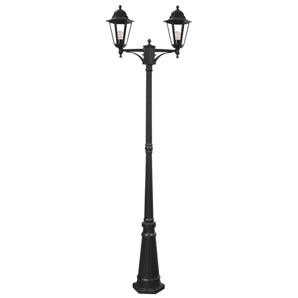 Садово-парковый  6214/PL6214 столб 2*100W E27 230V, черный