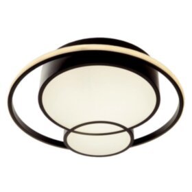 Люстра с ПДУ  &quot;Саменто&quot; LED 3 режима 3000-6000K 88Вт черный 49х49х8,5 см.   4525480