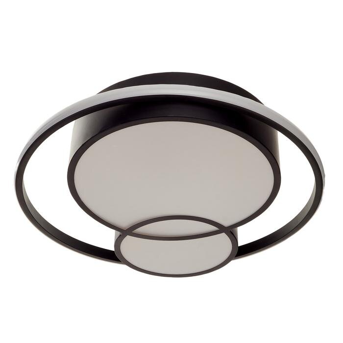 Люстра с ПДУ  "Саменто" LED 3 режима 3000-6000K 88Вт черный 49х49х8,5 см.   4525480