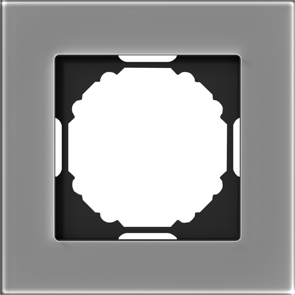 Рамка 1-я, Natural дымчатое стекло, серия A07