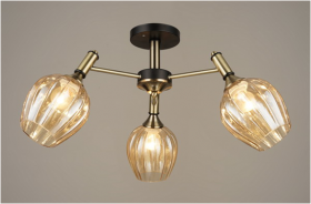 3624/3 BK+AB (6) Люстра