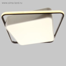 Люстра с ПДУ &quot;Аликанте&quot; LED 94Вт 3 режима 3000-6000К белый 50х50х8 см.   4494676