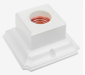 Патрон декоративный E27, квадрат, 220 В   2791271