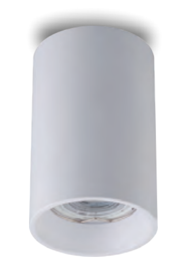 Светильник 701R-WW-0  Φ70*H115mm потолочный Gu10 White(50шт)