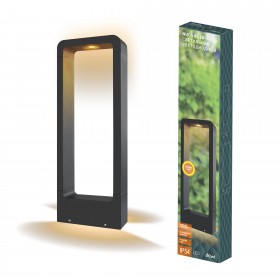 Светильник столб садово-парковый NUOVO LED 160х55х800 3000К, литой алюминий  IP54 черный, duwi