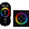 Контроллер для управления с RGB лентами с черной сенсорной панелью и с пультом