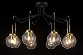 39177MD/8 MBK+GD (1) Люстра NW