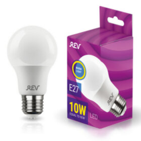 REV Лампа сд A60 Е27 10W, 2700K, теплый свет